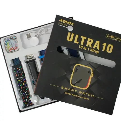 Ultra 10 Smart Watch 10 straps